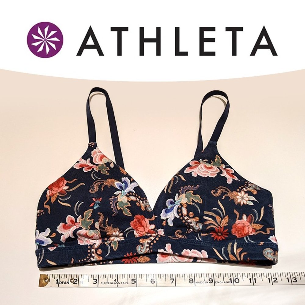 Athleta XS Floral Sports Bra